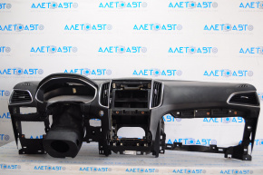 Торпедо передняя панель без AIRBAG Ford Edge 15- черн start-stop