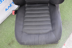 Пассажирское сидение Ford Fusion mk5 13-16 без airbag, электро, тряпка черн