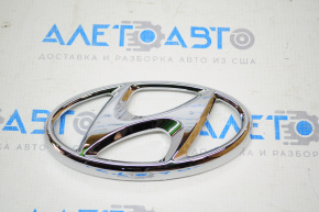Эмблема решетки радиатора grill Hyundai Elantra UD 11-13 дорест новый OEM оригинал
