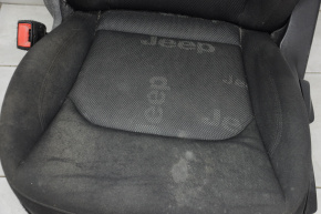 Сидіння водія Jeep Renegade 15- без airbag, механ, ганчірка, черн, під хімчистку