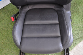 Водійське сидіння Mazda 6 13-15 з airbag, шкіра чорна, електро, тещина на шкірі
