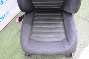 Сидіння водія Ford Fusion mk5 17- без airbag, ганчірка черн, електро, пропалений
