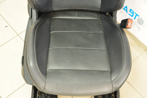 Пасажирське сидіння Ford Mustang mk6 15- з airbag, купе, електро, шкіра черн