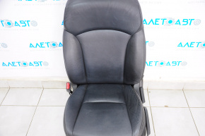 Сидіння водія Subaru XV Crosstrek 13-17 з airbag, хутро, підігрів, шкіра чорне