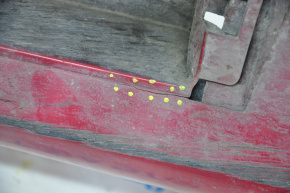 Порог правый Toyota Camry v50 12-14 usa LE XLE без хрома красный 3R3, слом креп, трещина