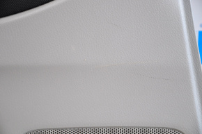 Обшивка дверей картка зад лев Toyota Highlander 14-19 сіра, подряпина