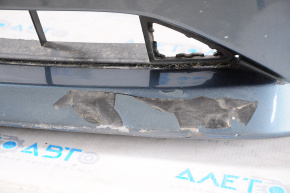 Бампер передний голый Mazda 3 14-16 BM дорест синий, облом крепл