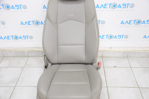 Пасажирське сидіння Cadillac CTS 14- з airbag, електро, шкіра сіре