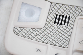 Плафон освітлення передній Ford Fusion mk5 13-16 сірий під люк сенсорні кнопки, тріщини