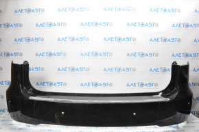 Бампер задний голый Lexus RX350 RX450h 16-19 под парктроники, черный 223, царапина