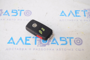 Ключ VW Passat b8 16-19 USA 4 кнопки, розкладний, потертості