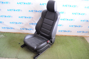 Пасажирське сидіння Mazda 6 13-15 без airbag, шкіра чорна