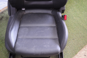 Пасажирське сидіння Mazda 6 13-15 без airbag, шкіра чорна
