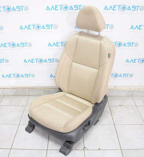 Сидіння водія Nissan Maxima A36 16- без airbag, електро, ганчірка беж