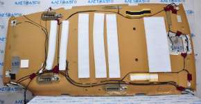 Обшивка потолка Toyota Highlander 14-16 беж без люк, сломан