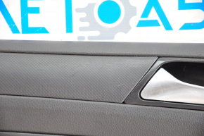Обшивка дверей картка перед лев VW Jetta 11-18 USA черн, подряпини