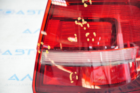 Ліхтар зовнішній крило правий VW Jetta 16-18 USA галоген темний, тріщини
