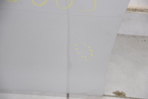 Дверь голая передняя левая Infiniti Q50 14- серебро K23, тычки