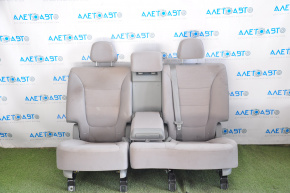 Задний ряд сидений 2 ряд Kia Sorento 10-15 тряпка, серый, под чистку