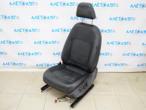 Сидіння водія VW Passat b7 12-15 USA з airbag, електро, шкіра черн