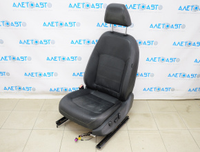 Водительское сидение VW Passat b7 12-15 USA с airbag, электро, кожа черн