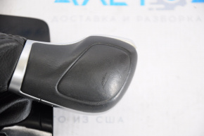 Ручка КПП VW Passat b8 16-19 USA кожа черн с накладкой шифтера, царапина