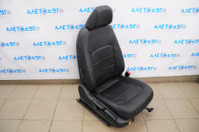 Пассажирское сидение VW Passat b8 16-19 USA без airbag, механич, кожа черн