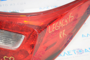 Ліхтар зовнішній крило правий Subaru Legacy 15-19 топляк, не працюють діоди стопа