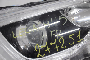 Фара передняя правая Subaru Legacy 15-17 голая дорест галоген, слом креп , топляк