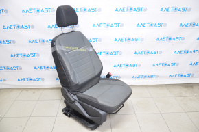 Пасажирське сидіння Ford Escape MK3 13-19 без airbag, механічні, ганчірка, чорно-сірий під хімч