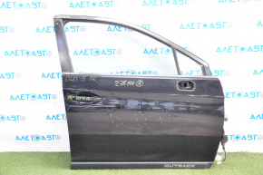 Дверь голая передняя правая Subaru Outback 15-19 черный D4S, тычки