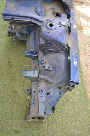 Четверть передняя левая Ford Fusion mk5 13-20 синий, вмятины, порван метал