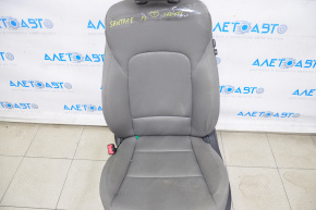 Водительское сидение Hyundai Santa FE Sport 13-16 дорест, без airbag, тряпка серое электро