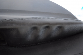 Обшивка дверей картка перед лев Mazda 6 13-15 Touring чорний подряпини, розтягнута шкіра