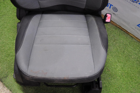Пасажирське сидіння Ford Escape MK3 13-19 без airbag, механіч, ганчірка чорна-сіра, під хімчист
