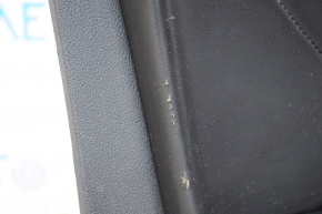 Обшивка дверей картка перед лев Lincoln MKC 15- шкіра черн з дерев'яною вставкою, подряпини