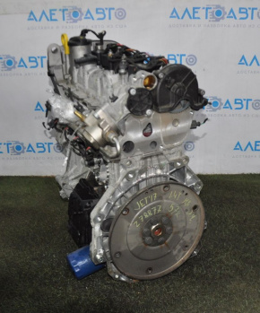 Двигатель VW Jetta 11-18 USA 1.4T 57к, перобит поддон, дефект полуподдона