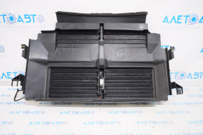 Жалюзи дефлектор радиатора в сборе Ford Focus mk3 15-18 2.0 рест, с моторчиком, облом крепл