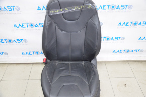 Водійське сидіння Ford Focus mk3 15-18 рест, з airbag, titanium шкіра чорна, електро