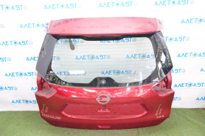 Дверь багажника голая со стеклом Nissan Rogue 14-16 красный NAH
