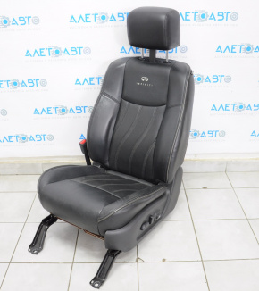 Водительское сидение Infiniti JX35 QX60 13- с airbag, электро, кожа черн, подголов с монитор