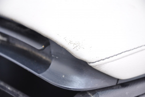 Консоль центральная подлокот Lexus RX350 RX450h 10-15 черн с серым, царапина, трещины на коже