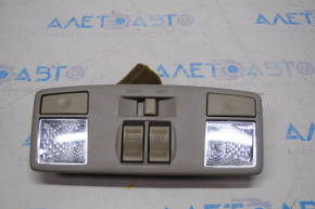 Плафон переднього освітлення Ford Fiesta 11-19 сірий, під люк