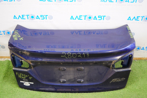 Кришка багажника Ford Fiesta 14-19 4d без спойлера, синій L6