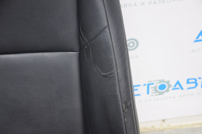 Водійське сидіння Lexus ES300h ES350 13-18 без airbag, елект, підіг, шкіра чорна, потерта шкіра