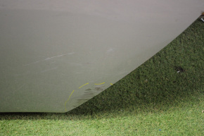 Дверь голая задняя левая Nissan Leaf 13-17 серебро K23, вмятинка