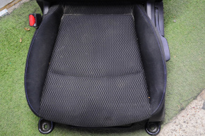 Сидіння водія Nissan Leaf 13-17 без airbag, механічні, ганчірка черн