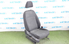 Пасажирське сидіння VW Passat b8 16-19 USA без airbag, механічні, ганчірка черн