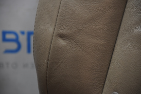 Сидение 2 ряда прав Toyota Sequoia 08-16 кожа беж, дефект кожы
