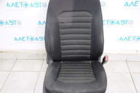 Пасажирське сидіння Ford Fusion mk5 13-16 без airbag, механічні, ганчірка черн біла рядок